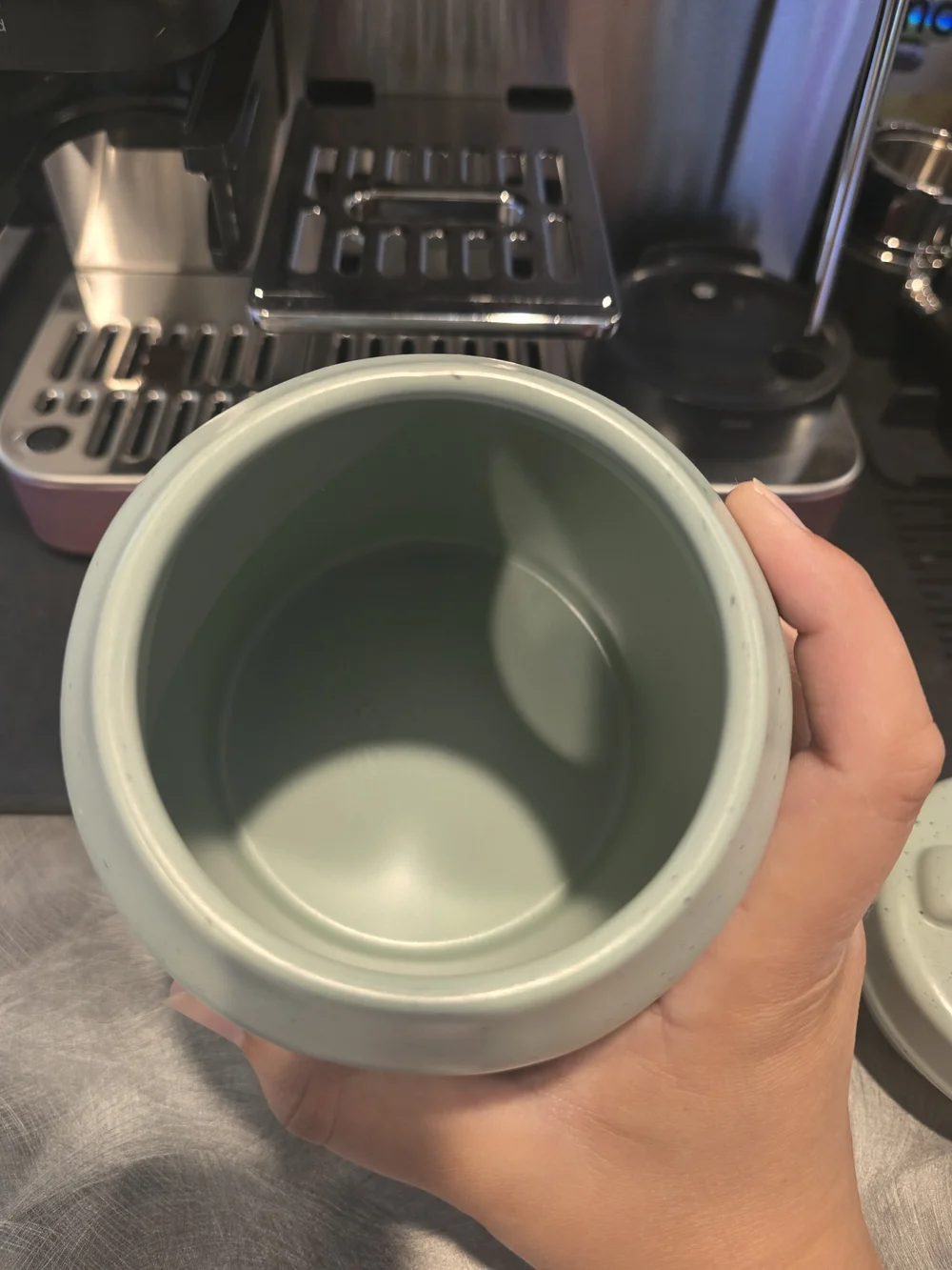 Rae Dunn green ceramic